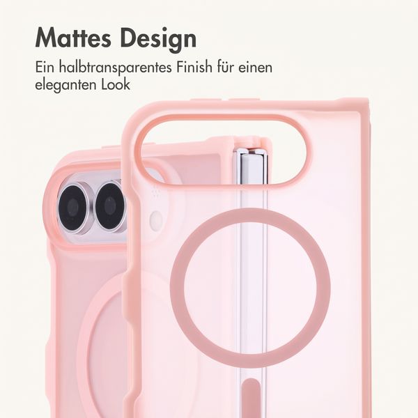 imoshion Color Guard Back Cover mit MagSafe Apple iPhone Duo - Hellrosa