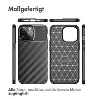 imoshion Carbon-Hülle für das Apple iPhone 14 Pro - Schwarz