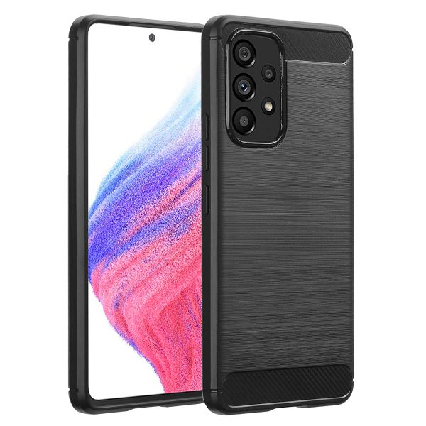 imoshion Brushed Back Cover für das Samsung Galaxy A53 - Schwarz