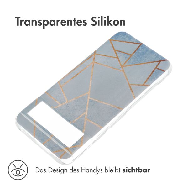 imoshion Design Hülle für das Google Pixel 8 - Blue Graphic