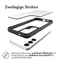 imoshion Rugged Hybrid Carbon Case Samsung Galaxy S25 - Schwarz