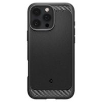 Spigen Rugged Armor Backcover MagSafe für das Apple iPhone 16 Pro - Matte Black