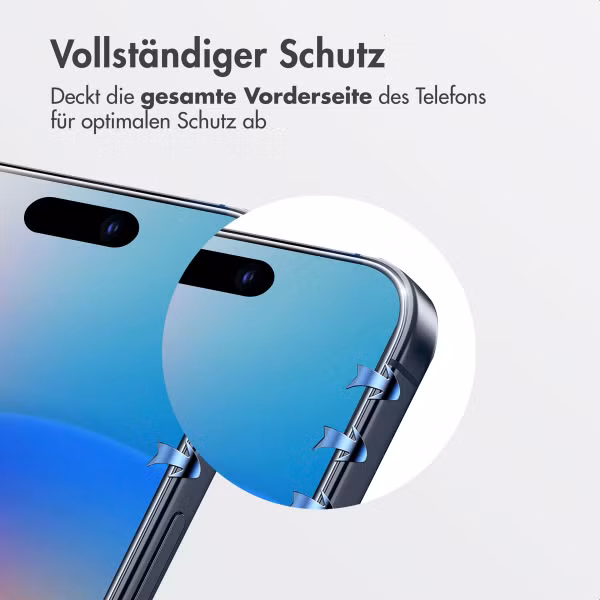 Accezz Gehärteter Glas-Schutz + Applikator Apple iPhone 17 Pro Max
