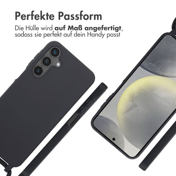 imoshion SilikonHülle mit Band Samsung Galaxy S24 FE - Schwarz
