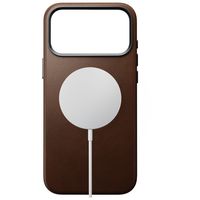 Nomad Traditional Leather Backcover mit MagSafe Apple iPhone 18 Pro Max - Brown