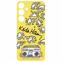 Samsung Original Keith Haring Dance Plate für das Galaxy S24 Plus - Yellow