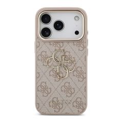 Guess 4G Metal Logo Back Cover Apple iPhone 18 Pro Max / 17 Pro Max - Pink