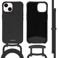 imoshion Color Backcover mit abtrennbarem Band Apple iPhone 14 - Schwarz