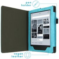 imoshion Vegan Leather Klapphülle Kobo Aura H2O - Hellblau