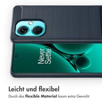 imoshion Brushed Back Cover für das OnePlus Nord CE 3 / CE 3 Lite - Dunkelblau