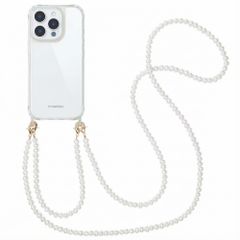 imoshion Backcover mit Handyketten Apple iPhone 16 Pro Max - Perlen