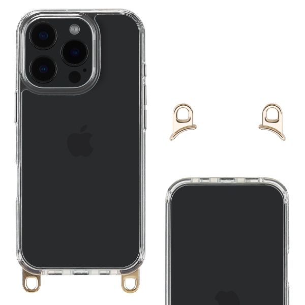 Selencia Backcover mit abnehmbaren Haken Apple iPhone 16 Pro - Transparent