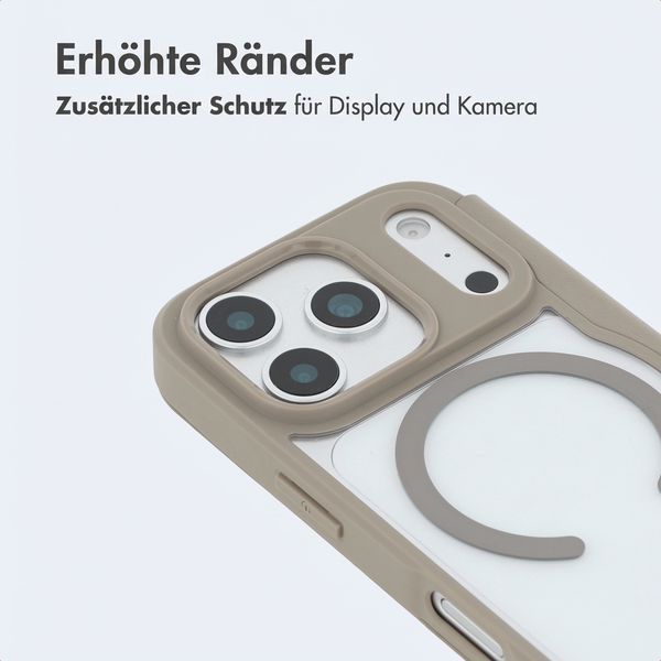 imoshion Transparente Bookcase mit MagSafe Apple iPhone 17 Pro - Beige