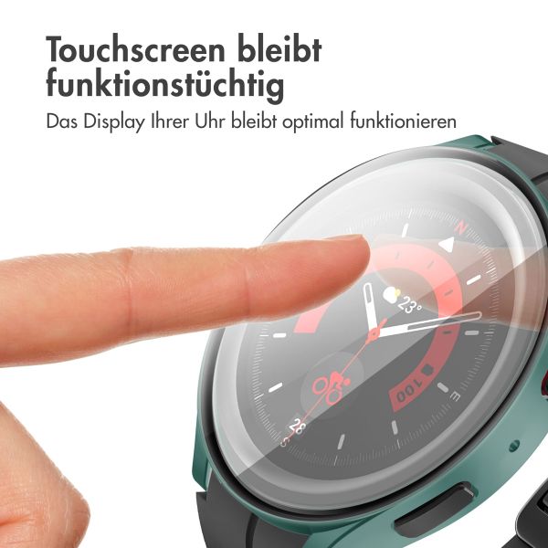 imoshion Full Cover Hard Case für das Samsung Galaxy Watch 6 40 mm - Dunkelgrün