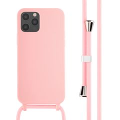 imoshion SilikonHülle mit Band Apple iPhone 12 (Pro) - Rosa