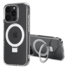 Accezz Ring Stand Backcover mit MagSafe Apple iPhone 16 Pro - Transparent