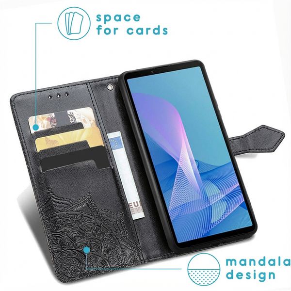 imoshion Mandala Klapphülle Sony Xperia 10 III - Schwarz