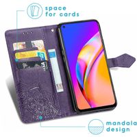 imoshion Mandala Klapphülle Oppo A94 (5G) - Violett