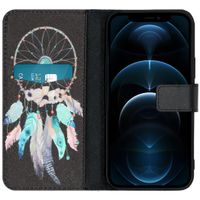 imoshion Design TPU Klapphülle iPhone 12 (Pro) - Dreamcatcher