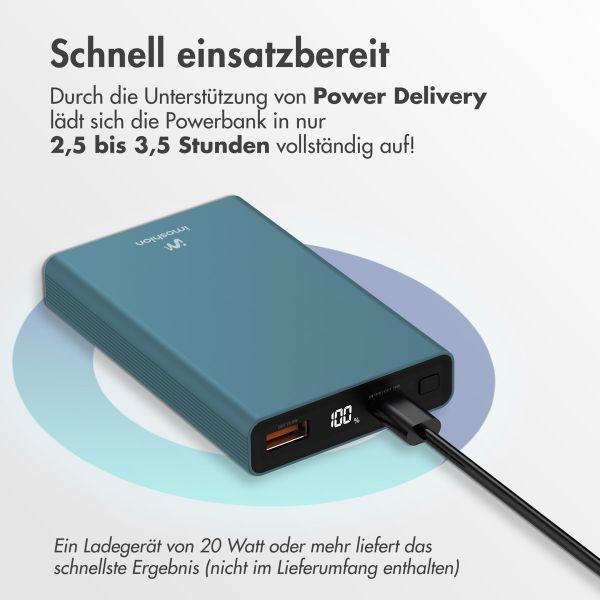 imoshion Ultra Series Powerbank 10.000 mAh - Petrolgrün