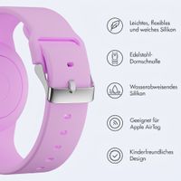 imoshion AirTag Kinderarmband - Halter für Apple AirTag - One Size - Light Purple