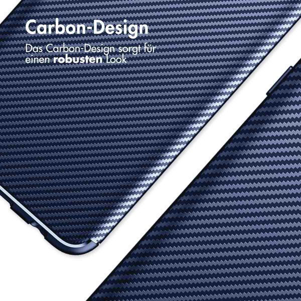 imoshion Carbon-Hülle für das Motorola Moto G41 - Blau