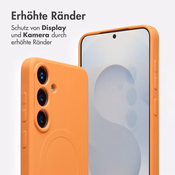 imoshion Color Back Cover mit MagSafe Samsung Galaxy S25 Plus - Neon Orange