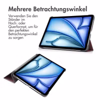 imoshion Trifold Klapphülle Apple iPad Air 11 Zoll (2026) M4 / (2025) M3 / (2024) M2 / Air 5 (2022) / Air 4 (2020) - Bordeaux