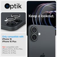 Spigen GLAStR EZ Fit Optik Pro Kameraschutz 2er-Pack für Apple iPhone 16 / 16 Plus - Schwarz