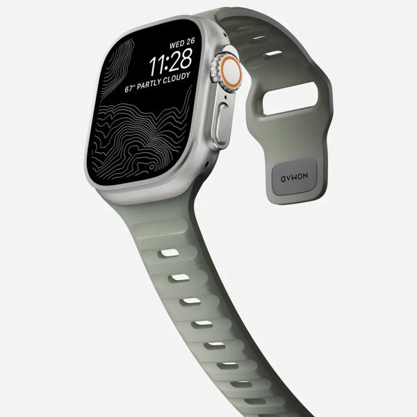 Nomad Sport Band FKM für die Apple Watch Series 1 bis 9 / SE (38/40/41 mm) | Series 10 (42 mm) - Coastal Rock