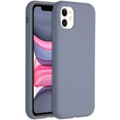 Accezz Liquid Silikoncase Apple iPhone 11 - Lavender Gray