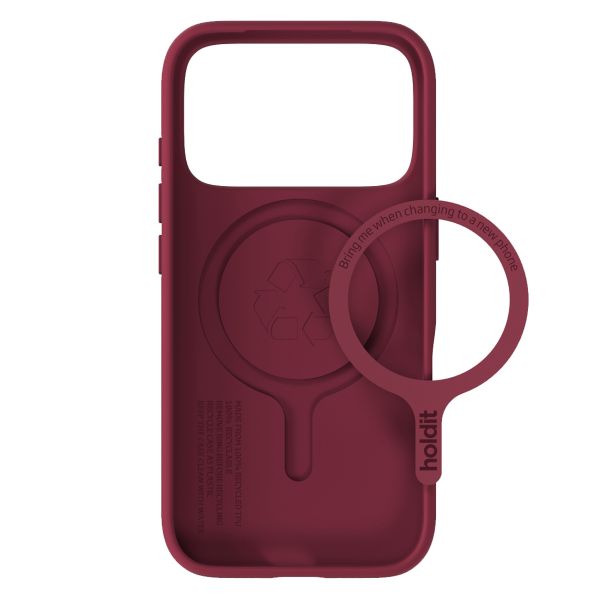 Holdit Soft MagSafe Case Apple iPhone 17 Pro - Red Velvet