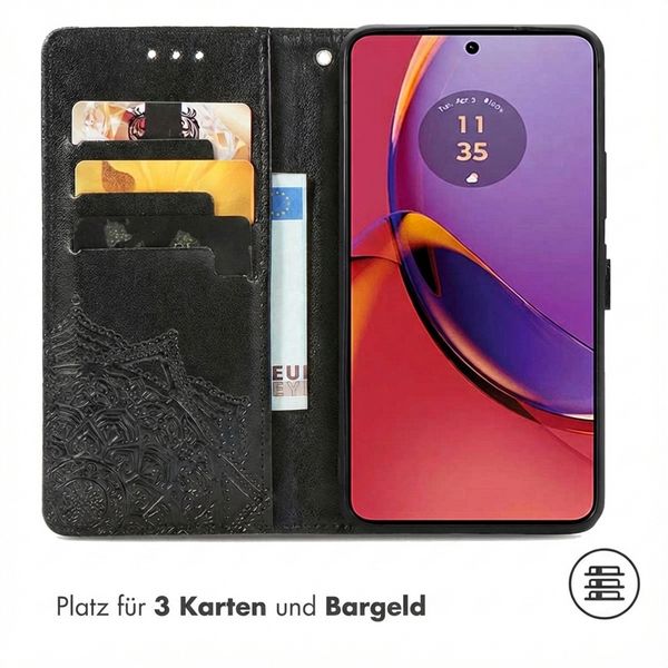 imoshion Mandala Klapphülle Motorola Moto G84 - Schwarz