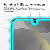 Accezz Screen Protector aus gehärtetem Glas 2-Pack für das Samsung Galaxy S25