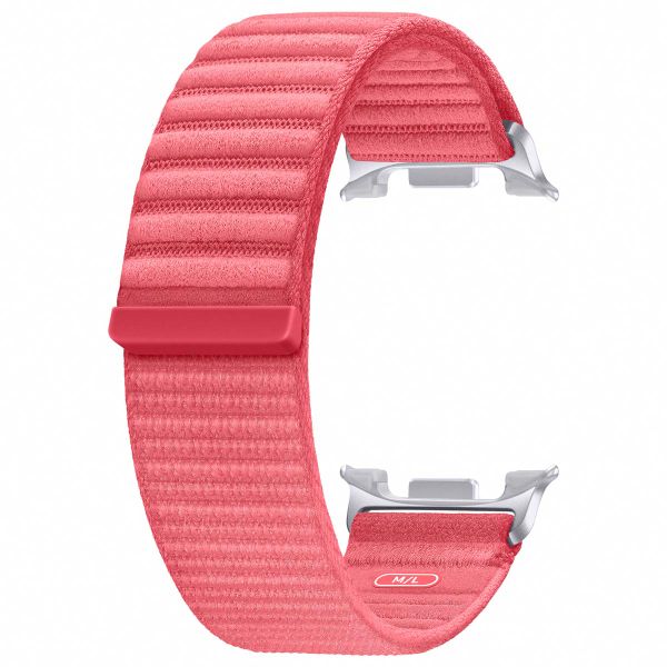 Samsung Original Fabric Armband für das  Samsung Galaxy Watch 8 (40/44mm) / Classic (46mm) - M/L - Rot
