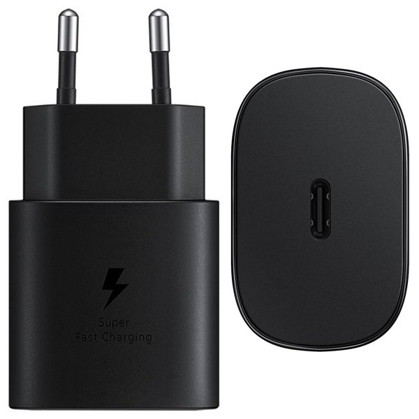 Samsung Original-Schnellladeadapter USB-C - Ladegerät - USB-C-Anschluss - 25 Watt - Schwarz