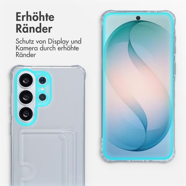 imoshion Soft Case Back Cover mit Kartenhalter Samsung Galaxy S26 Ultra - Transparent