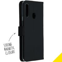 Accezz Wallet TPU Klapphülle Samsung Galaxy A20s - Schwarz