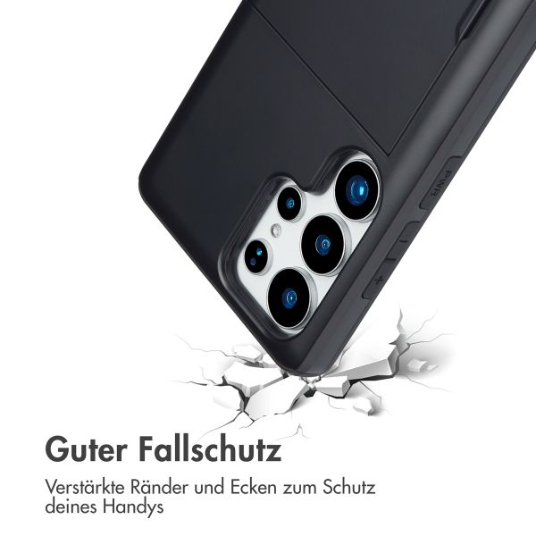 imoshion Backcover mit Kartenfach Samsung Galaxy S25 Ultra - Schwarz