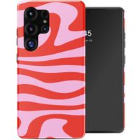Selencia Vivid Rückabdeckung mit MagSafe Samsung Galaxy S25 Ultra - Dream Swirl Pink