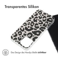 imoshion Design Hülle Apple iPhone 13 Mini - Leopard Transparent