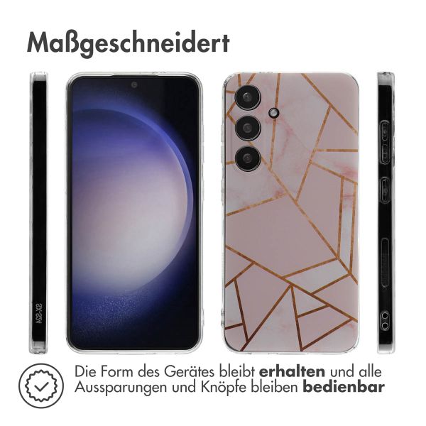 imoshion Design Hülle Samsung Galaxy S24 - Pink Graphic