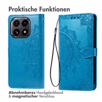 imoshion Mandala Klapphülle Xiaomi 15T - Türkis