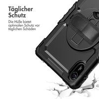 Accezz Robustes Back Cover mit Schultergurt Xiaomi Redmi Pad 2 - Schwarz