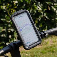 imoshion Premium Fahrrad-Handyhalterung - Spritzwassergeschützt - 360° drehbar - Universal - Schwarz