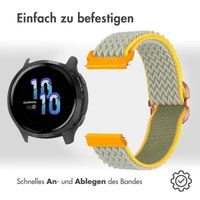 imoshion Elastisches Nylonarmband -   Universelle 22 mm Anschluss - Green & Yellow