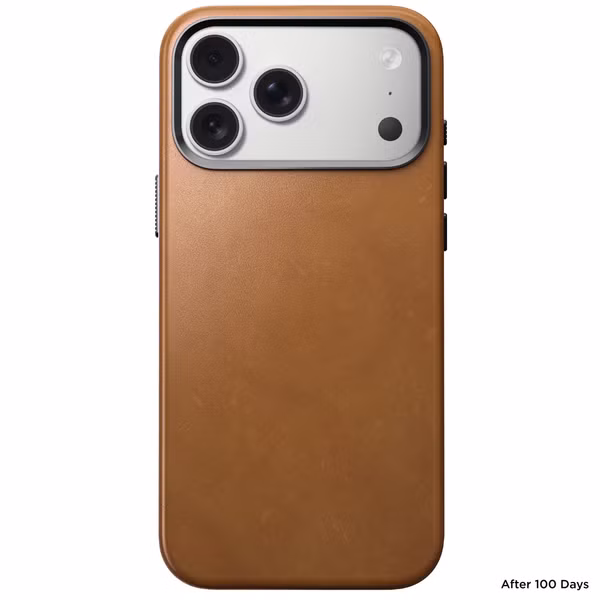 Nomad Traditional Leather Backcover mit MagSafe Apple iPhone 17 Pro Max - English Tan