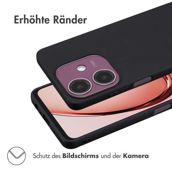 imoshion Color TPU Hülle für das Oppo A40 / A40M / A60 5G - Schwarz