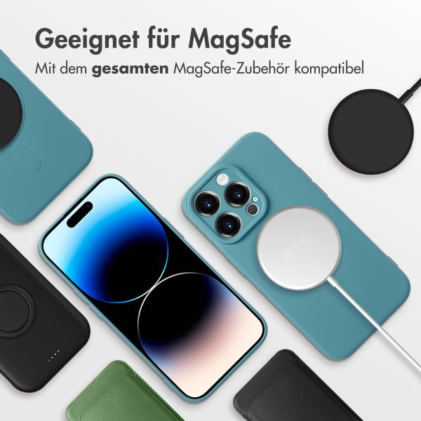 imoshion Color Back Cover mit MagSafe Apple iPhone 14 Pro - Smoke Green