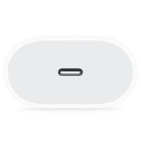 Apple Set Lightning | USB-C Power Adapter 20 Watt + USB-C auf Lightning Kabel - 1 Meter - Weiß